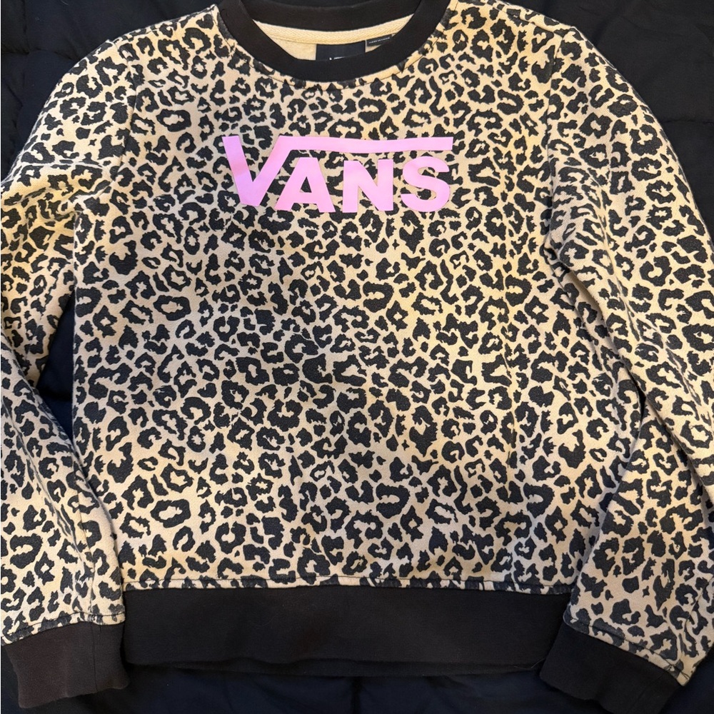 Vans Leopard Print Sweatshirt